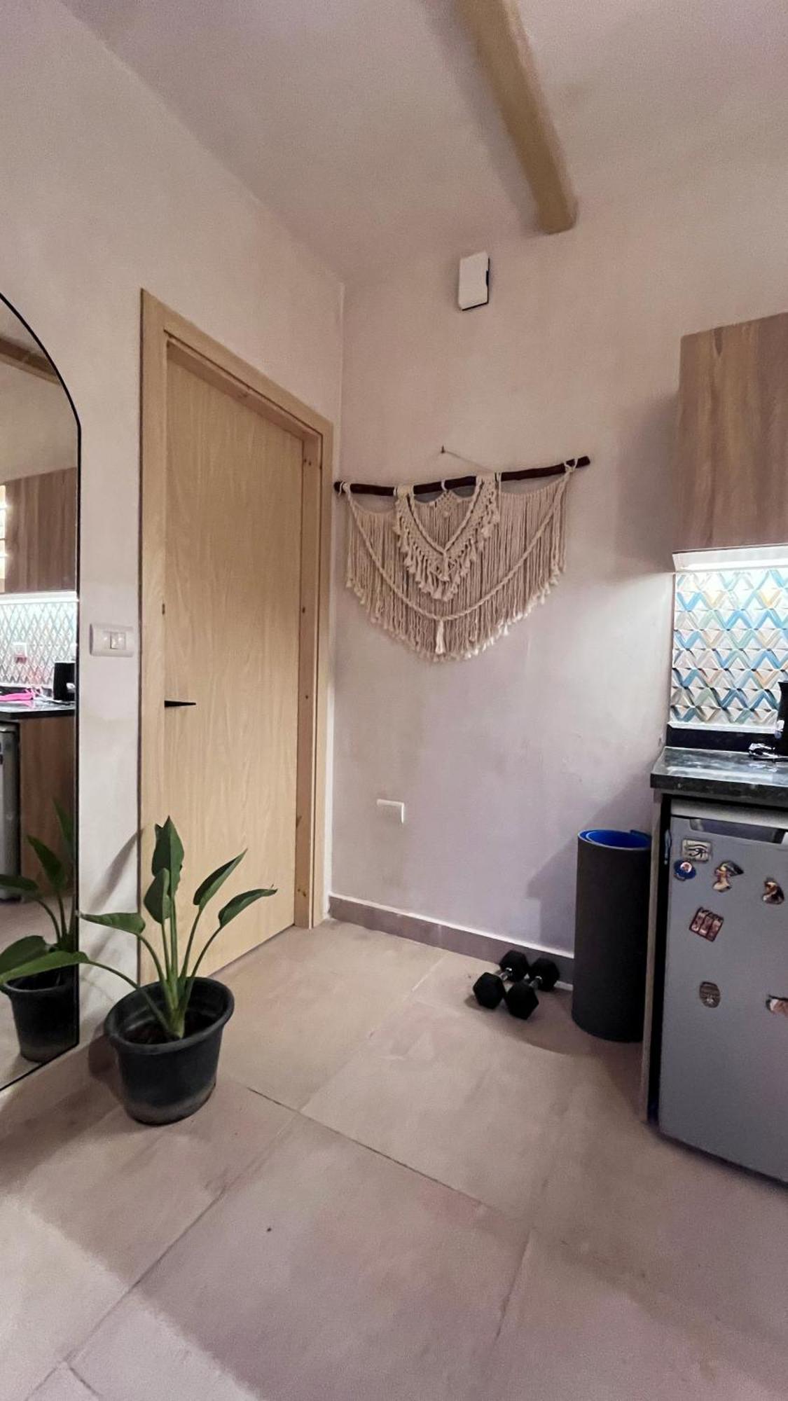 Boho Getaway With Pyramids View & Jacuzzi Apartment Giza Exterior foto
