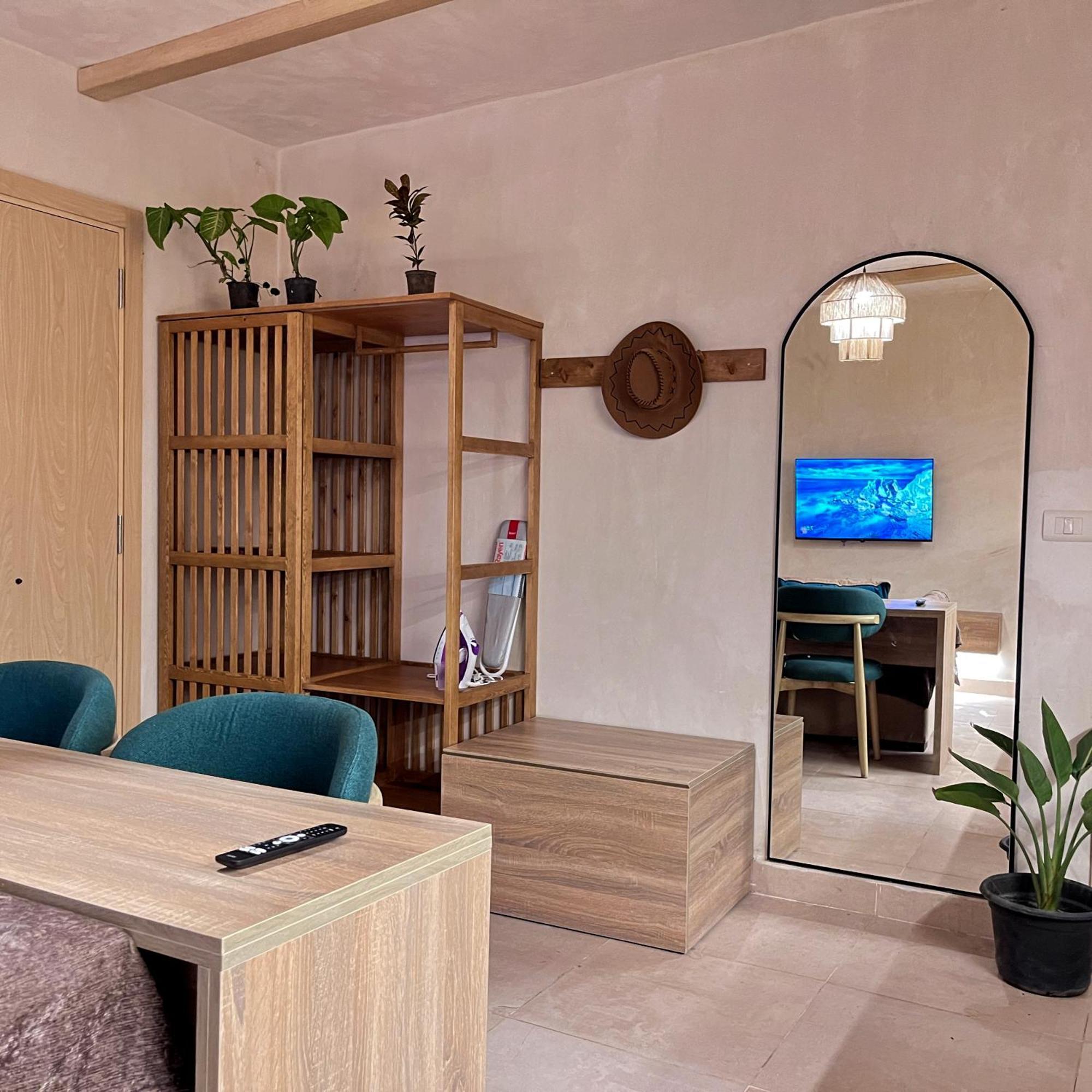 Boho Getaway With Pyramids View & Jacuzzi Apartment Giza Exterior foto