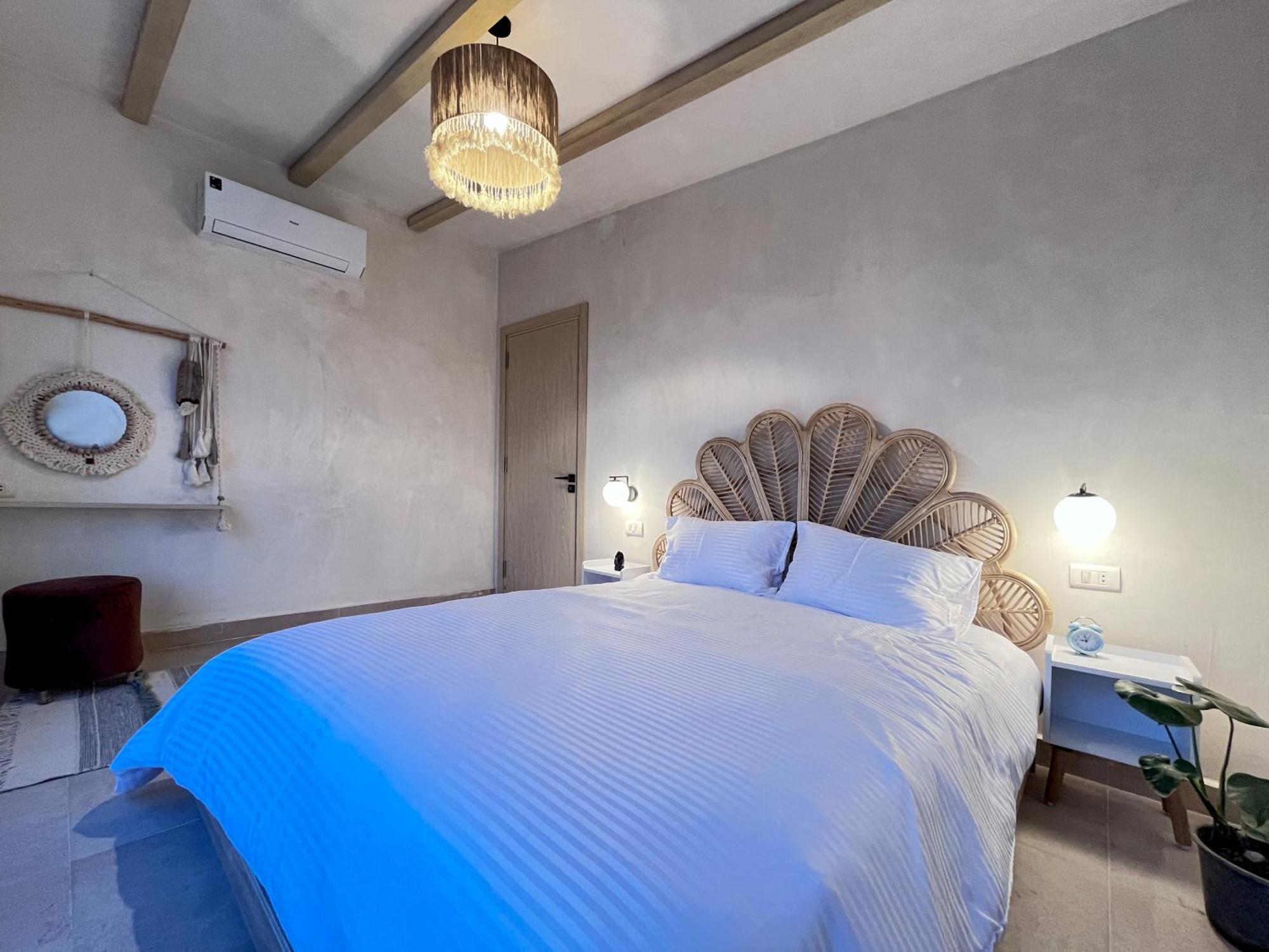 Boho Getaway With Pyramids View & Jacuzzi Apartment Giza Exterior foto